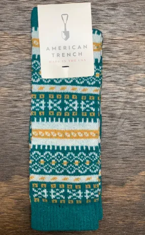 American Trench | Women's Fair Isle | Teal