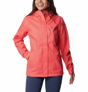 Columbia Pouring Adventure II Ladies Waterproof Breathable Jacket-CORAL