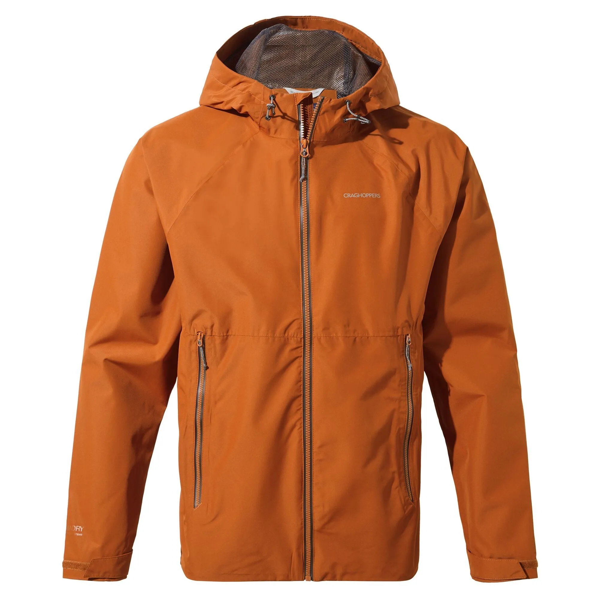 Craghoppers Mens Sebastian Waterproof Breathable Jacket-CLAY