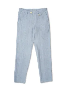 Fishtail Trousers Bove Sky Blue