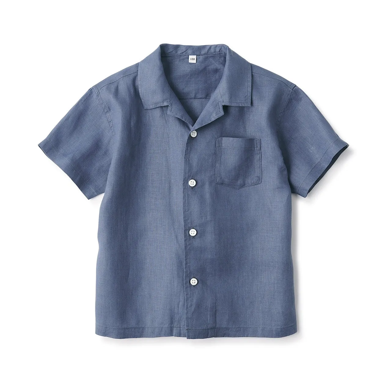 Hemp Washed Short Sleeve Shirt (5-14Y)