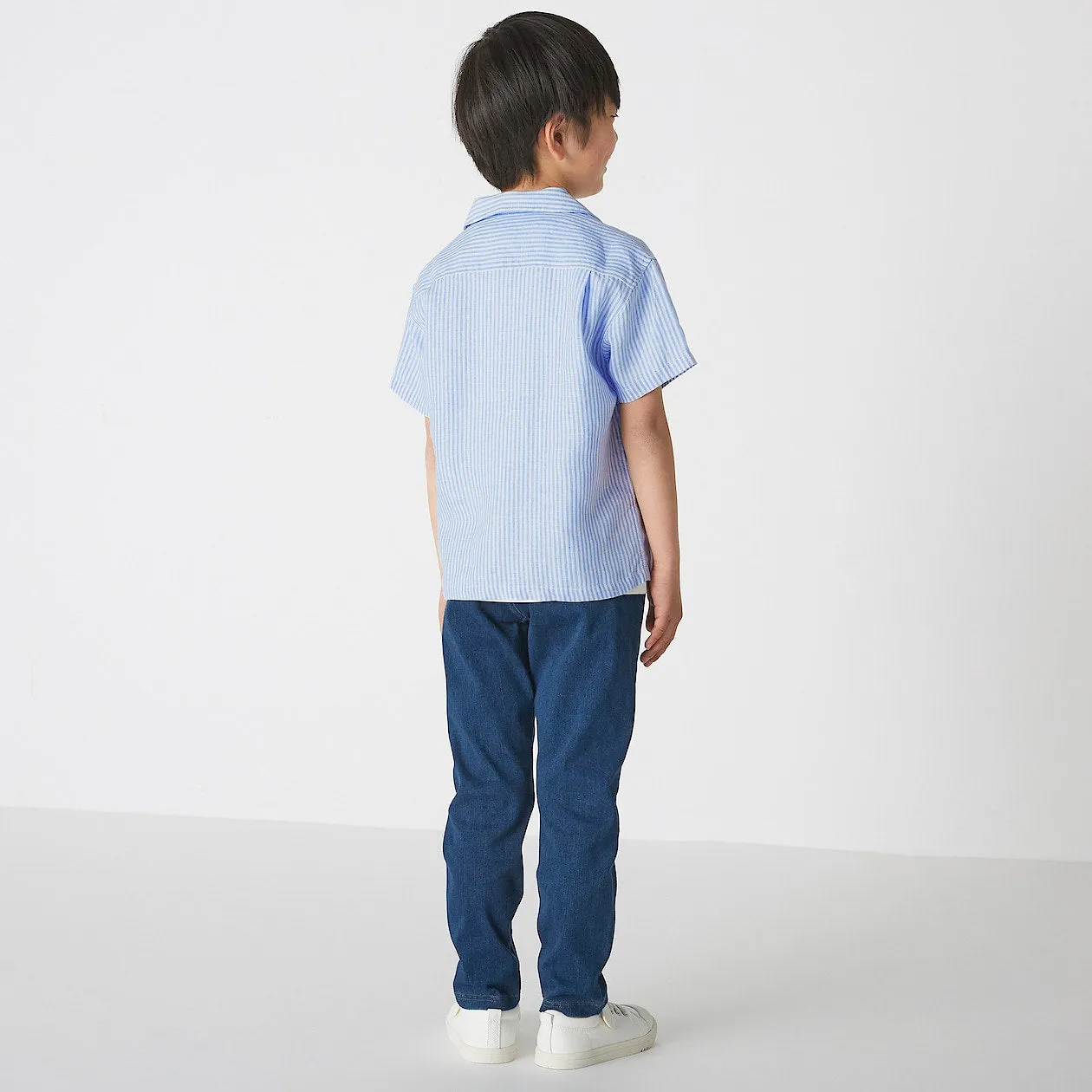 Hemp Washed Short Sleeve Shirt (5-14Y)