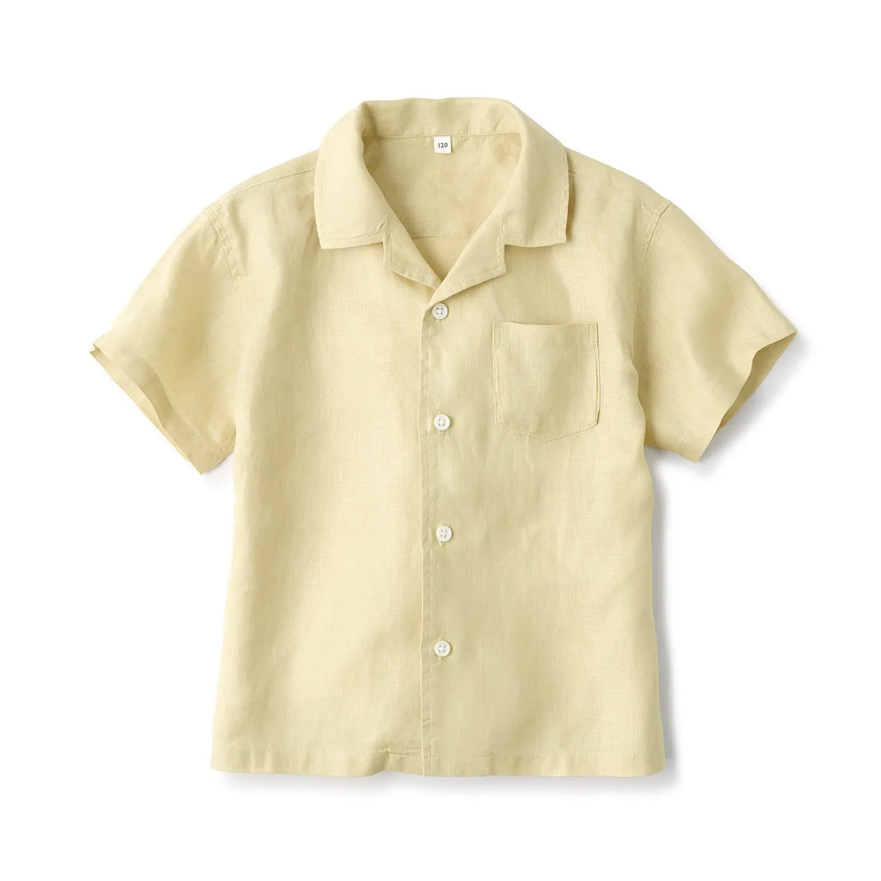 Hemp Washed Short Sleeve Shirt (5-14Y)