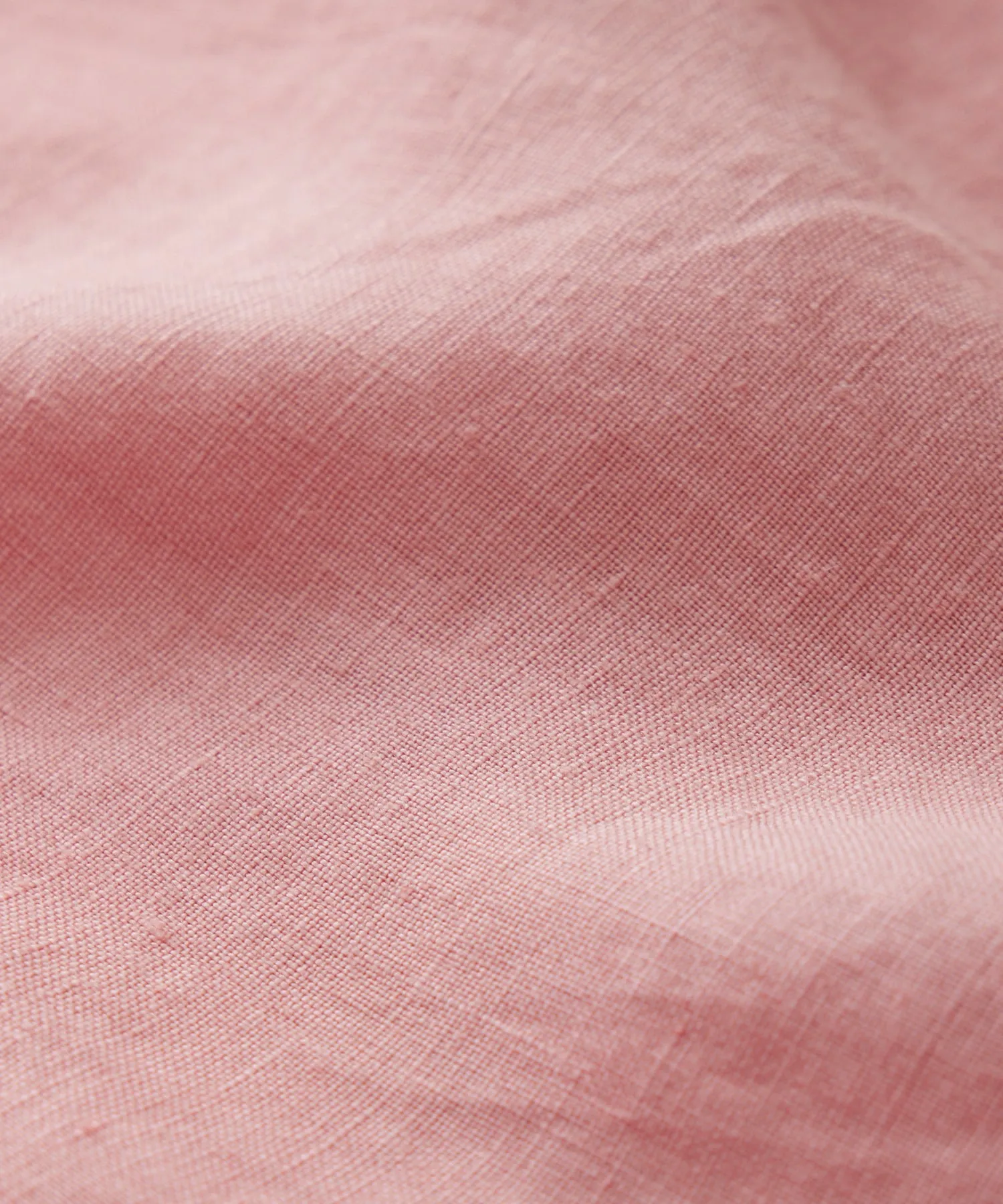 Linen Panama Shirt in Shell Pink