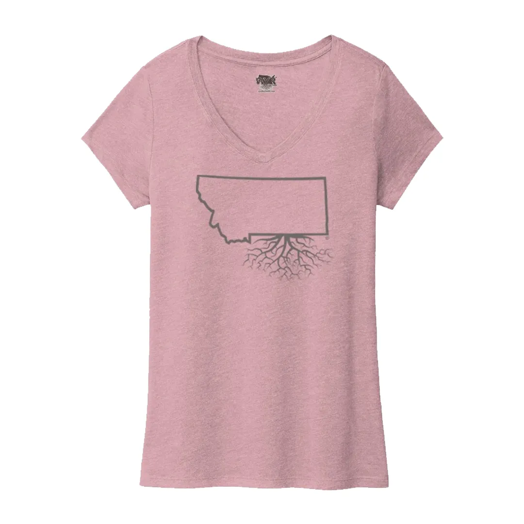 MT Roots Women's V-Neck Tee