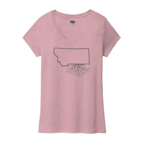 MT Roots Women's V-Neck Tee