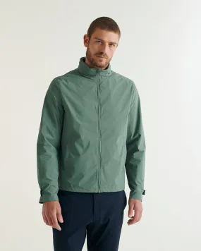 Origami lightweight windproof jacket Celadon green