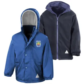 Shiney Row Primary School Royal Blue Waterproof Coat