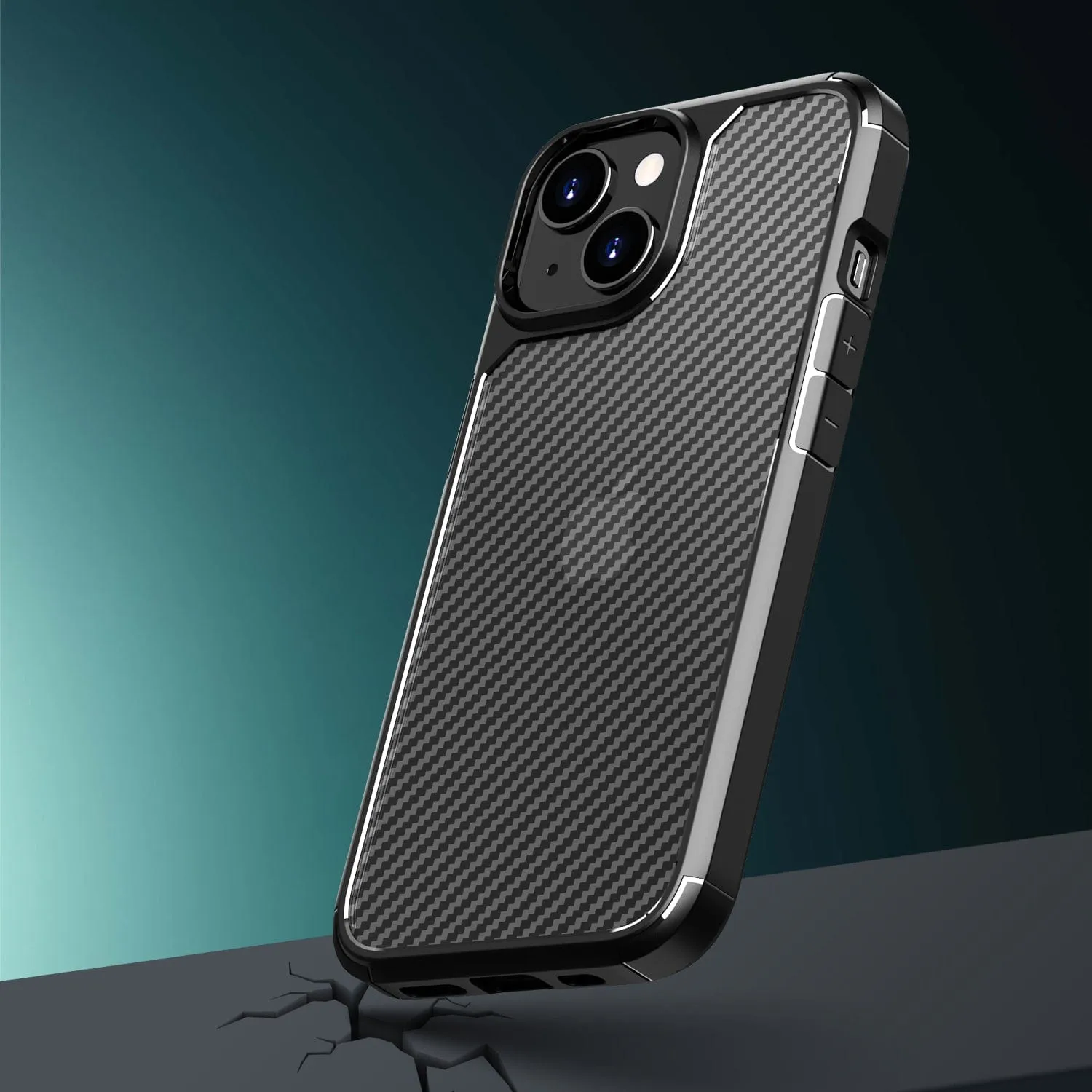 Venture Series Carbon-Fiber Style Case  - iPhone 15